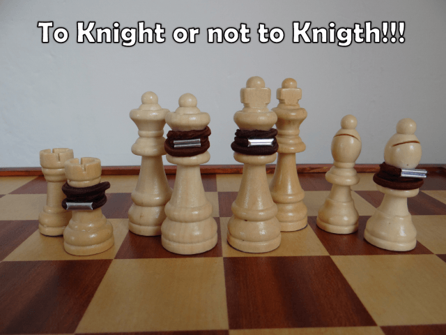 Knighted pieces